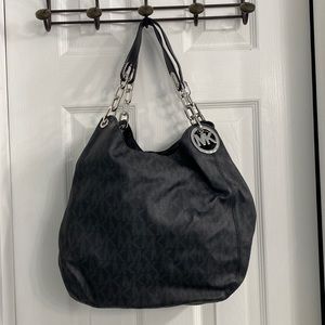 Michael Kors print black purse